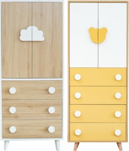 TỦ QUẦN ÁO VTE 4 - TỦ 4 NGĂN KÉO